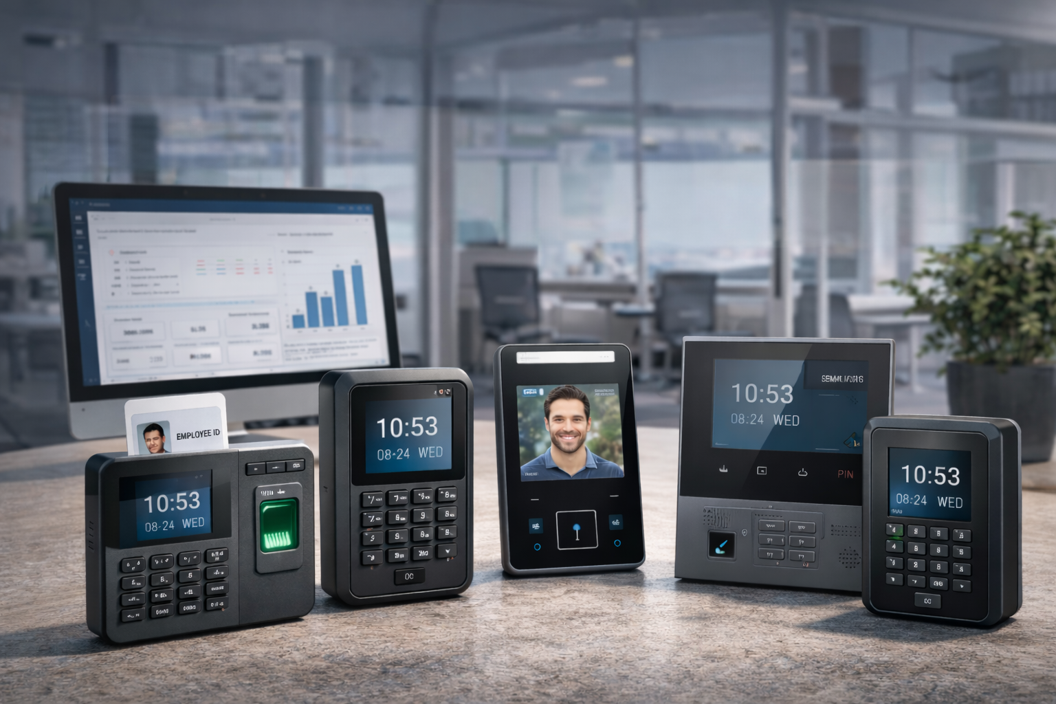 بيع وصيانة أجهزة الحضور والانصراف الذكية